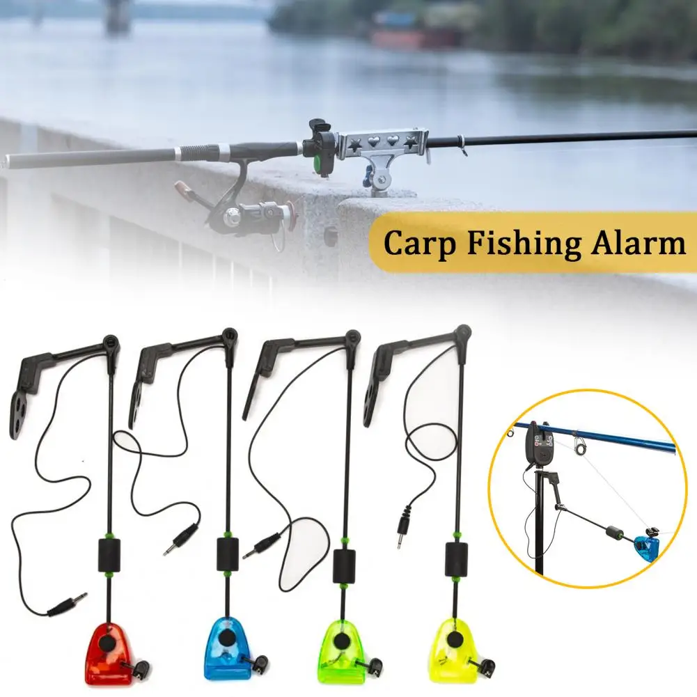 

Carp Fishing Alarm 1 Set Easy to Carry Easily Installation Multi-hole Jack Fishing Bracket Alarm Angling Tackle