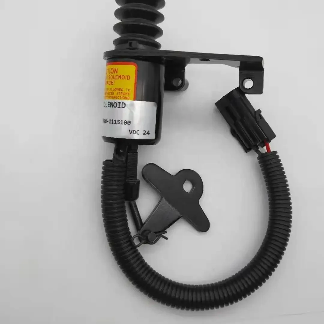 B7648-1115100 стопорный электромагнитный клапан 24 В подходит для экскаватора YuChai 6108/4108