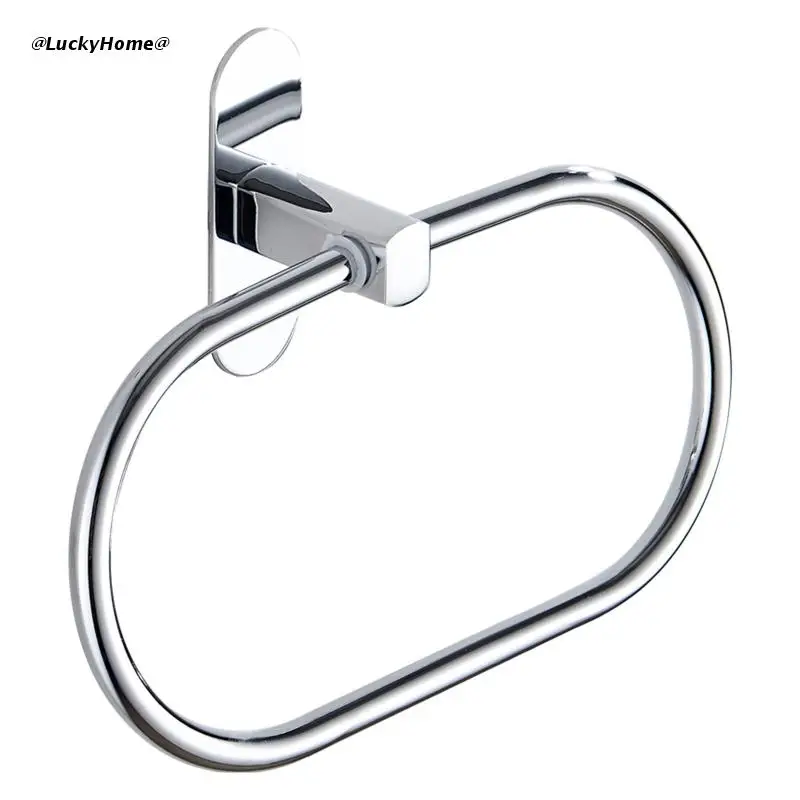 

11UA Stainless Steel Towel Ring Wall Mounted Storage Holder Moisture Proof Hanger