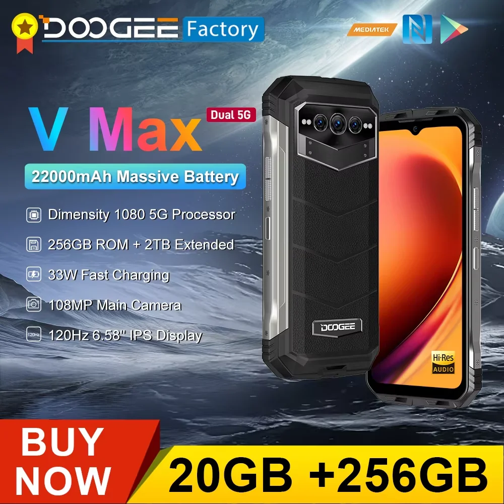 Смартфон Doogee V Max 12/256ГБ global