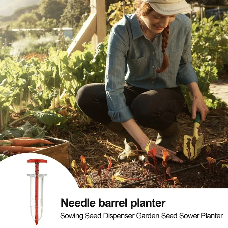 Шприцевая сеялка мини-посевной плантатор для семян ручной цветочный горшок