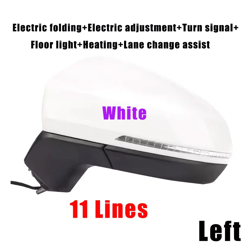 

Автомобильное боковое зеркало в сборе для Volkswagen VW Tharu 2019-2023, аксессуары с электрической регулировкой, складное нагревательное сиденье с памятью