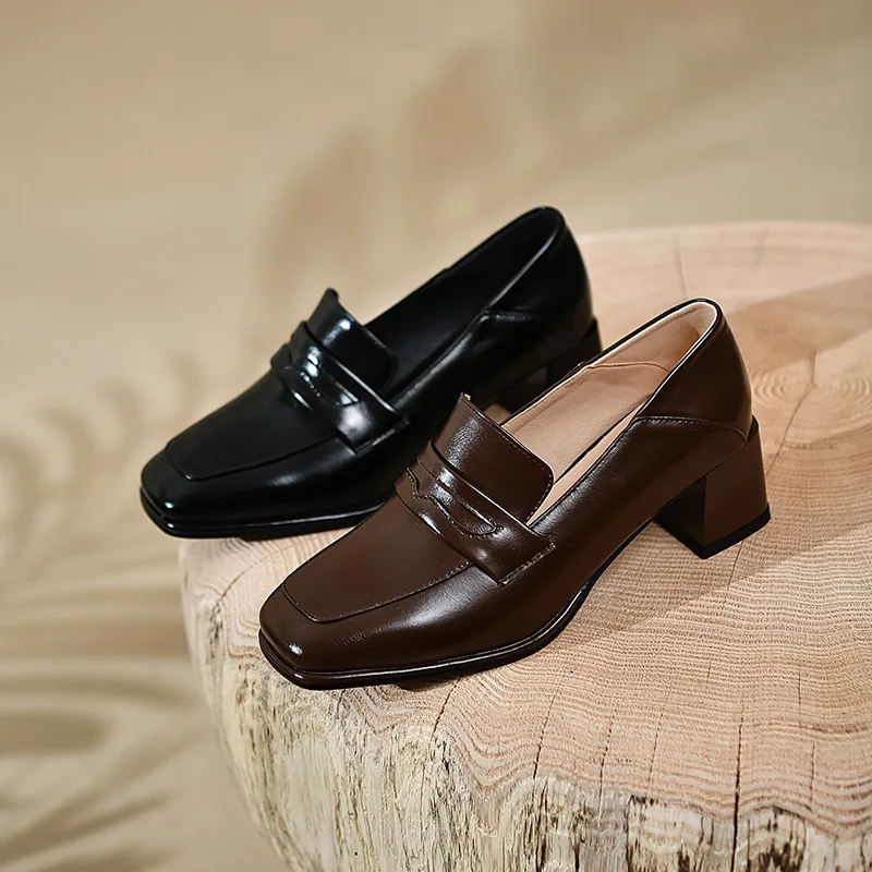 

Beige High Heels Chunky Sandals Comfortable High-Heeled Shoes Basketball Platform Work Dress Professional Footwear Round Toe Sli