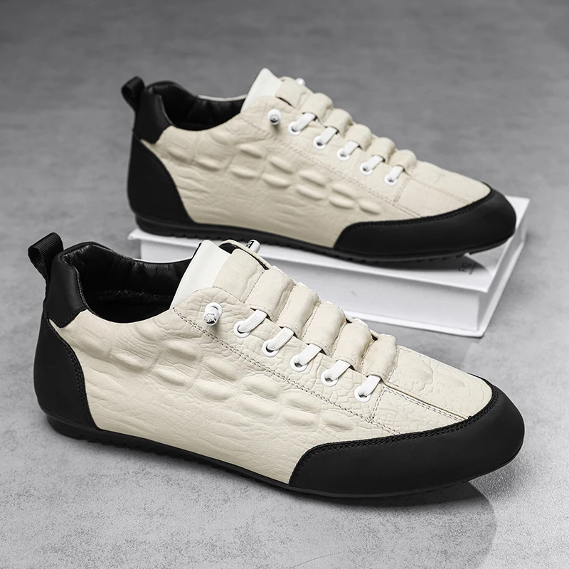 

Лидер продаж 2023, обувь на плоской подошве для мужчин, модная повседневная обувь, удобная мужская прогулочная обувь