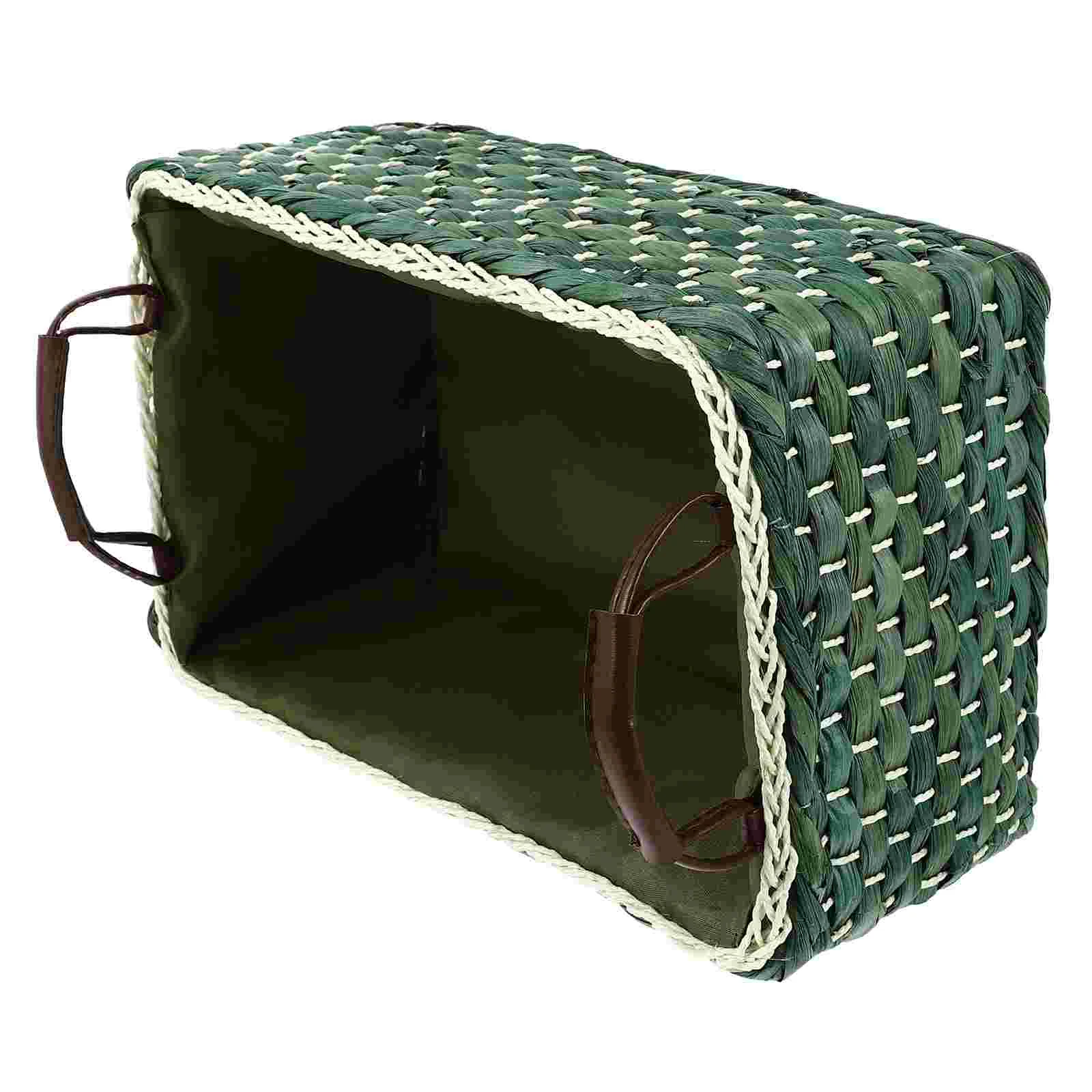 

Basket Baskets Woven Bread Container Straw Storage Seagrass Rattan Housewarming Organizer Corn Gift Bran Potato Makeup Seaweed