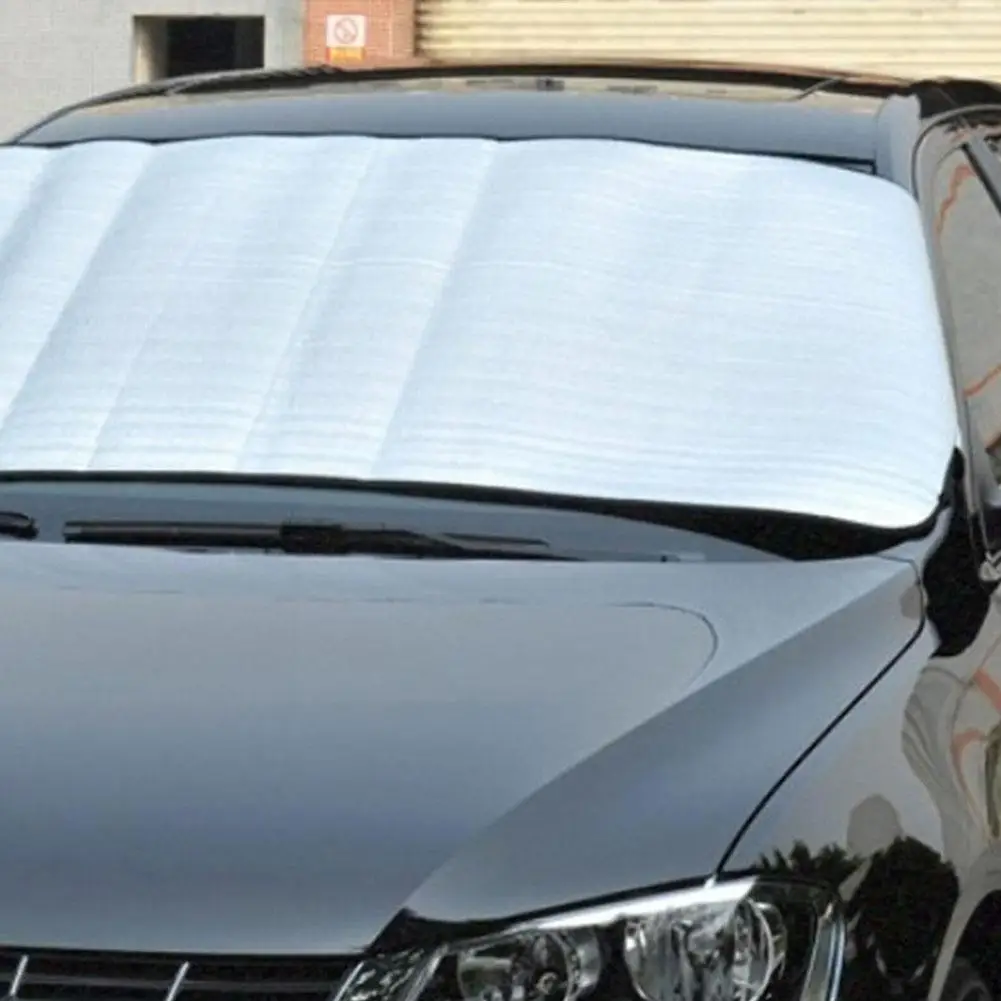 

Car Snow Ice Protector Window Windshield Sun Shade Visor Windshield Auto Cover 150x70cm Block Exterior Front Rear accessori J6H2