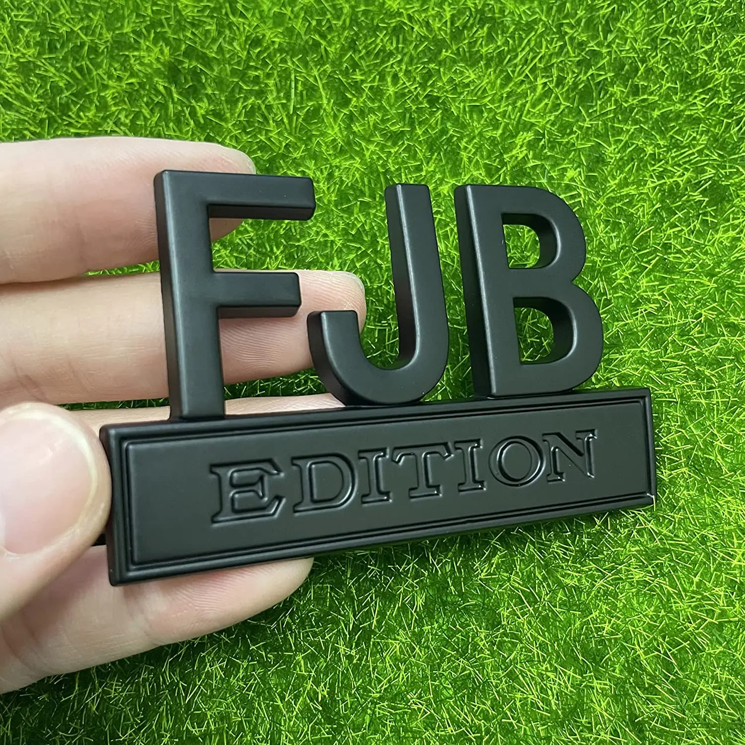 

1pc FJB Edition Emblem 3D Badge Car Sticker Letters Badgeslide Fender for Vehicle, Truck, RV, Scooter, SUV, Door Decoration