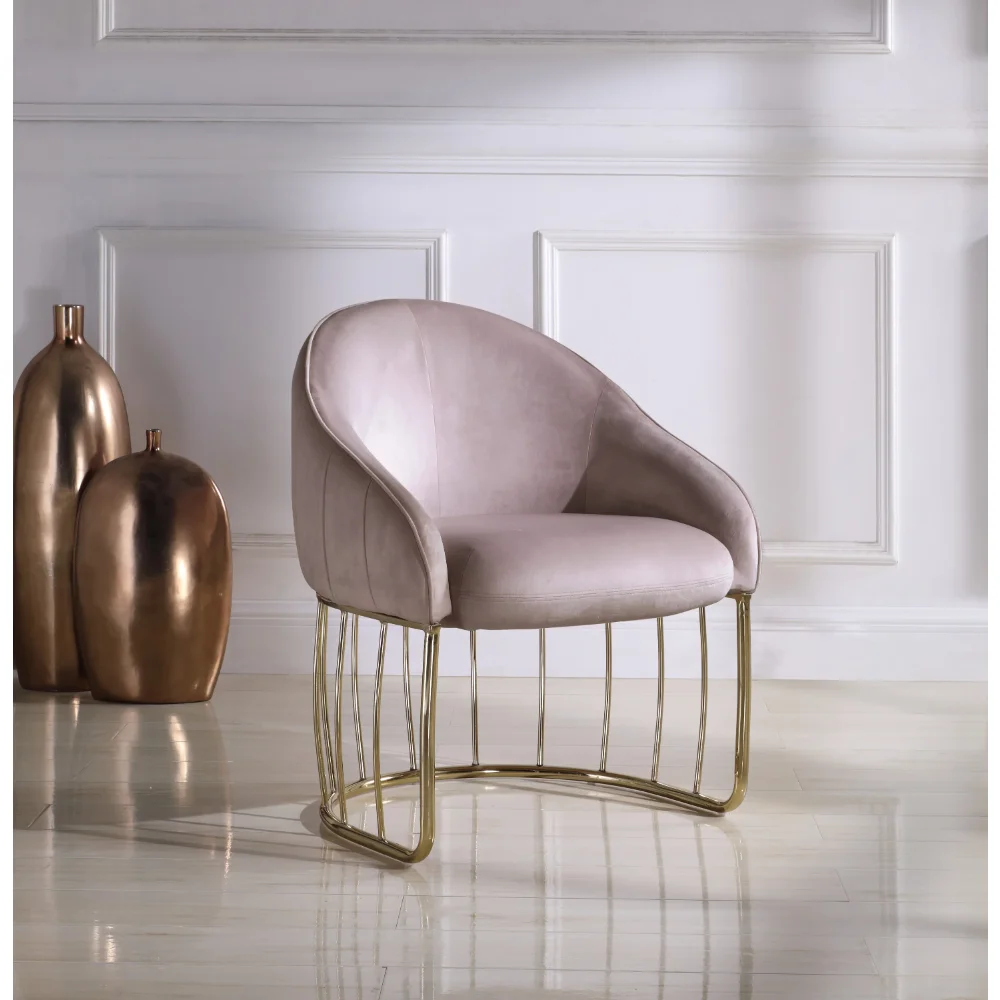 

Chic Home Vivienne Velvet Upholstered Half-Moon Accent Chair