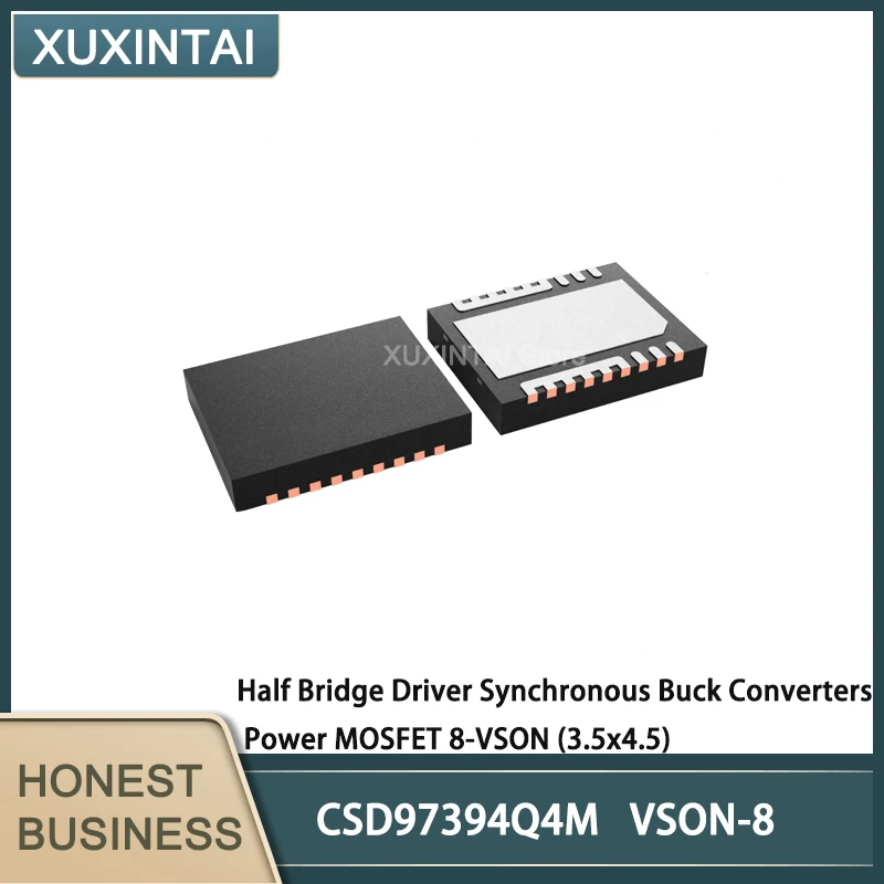 

5Pcs/Lot CSD97394Q4M CSD97394 Half Bridge Driver Synchronous Buck Converters Power MOSFET 8-VSON (3.5x4.5)