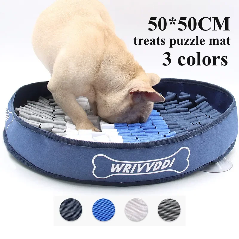 

NEW Pies Snuffle Mat Pet miska dla psa dozownik Treats Pad zmywalny Puzzle karmienie nosa praca zabawka dla psa wewnątrz IQ Tra