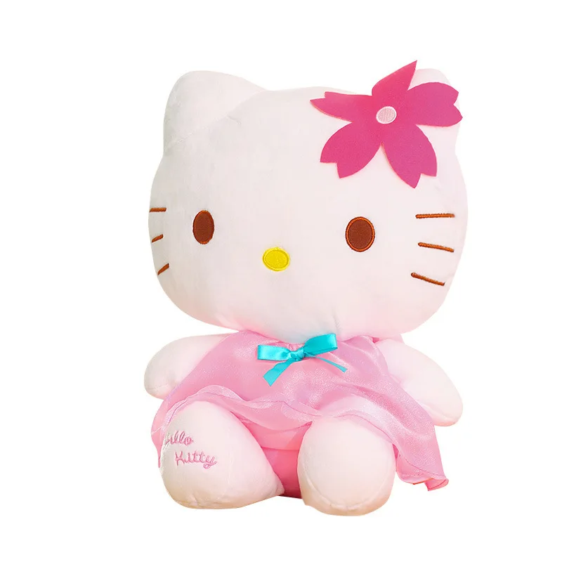 

Hello Kitty 20~35cm Plush Toys Cute KT Cat Dolls Soft Stuffed Doll Hello Kitty Christmas Gifts for Kids Animals Toys
