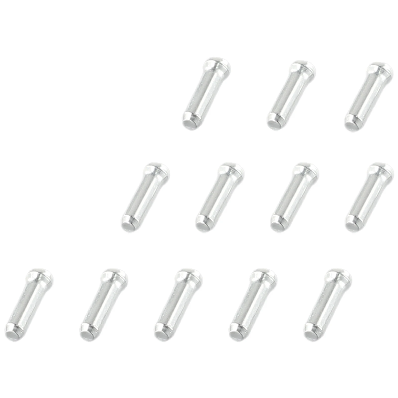 100 шт. Тормозная проволока велосипеда тормозная заглушка серебряные наконечники