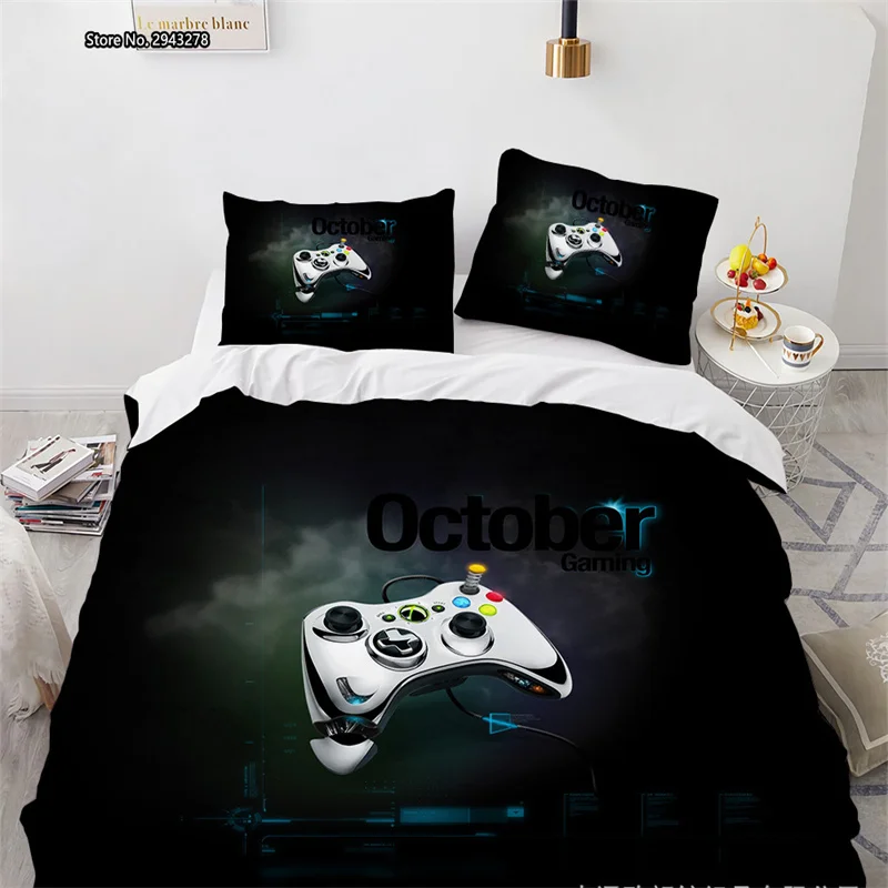 

Creative 3D Digital Printing Bedclothes Set Game Console Game Controller Design Duvet Quilt Cover Pillowcase Home Textile