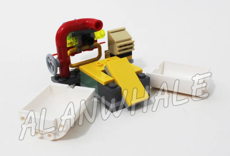 136 шт. Super Fighter The Joker Balloon Escape Рюкзак Power Plant 10626 Строительные блоки для мальчиков