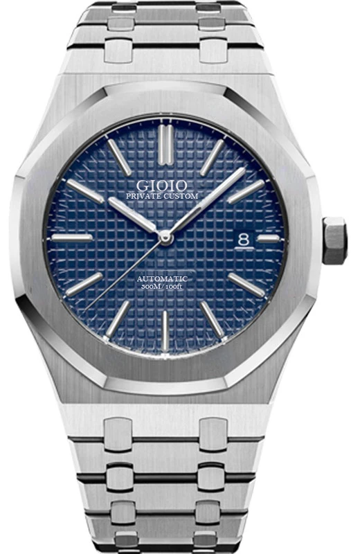 

Men Watch Automatic Mechanical Rose Gold Blue Black
