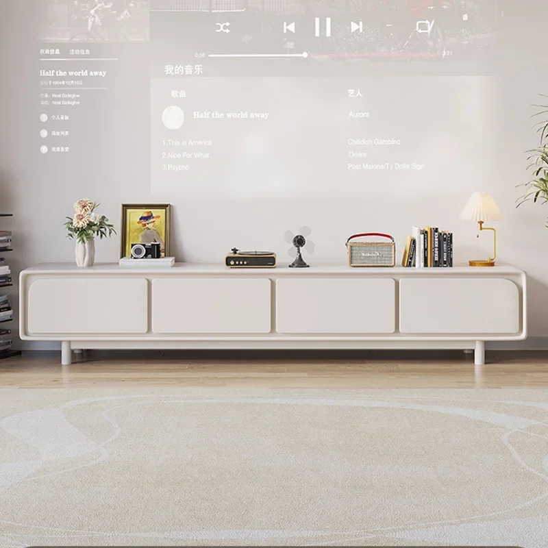 

Xl French Living Room TV Cabinet and Tea Table Combination Simple Modern