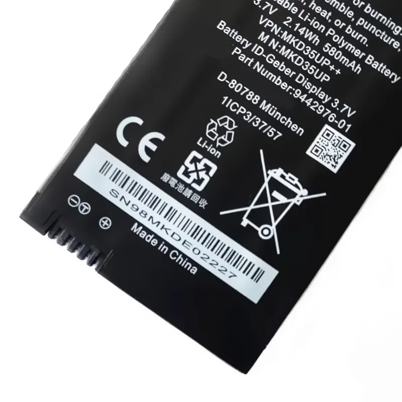 Аккумулятор MKD35UP для дистанционного ЖК-ключа BMW X7 X6 X5 X3 X4 530Le 730 740 745 760LI 9442976 -01 1ICP3/37/57