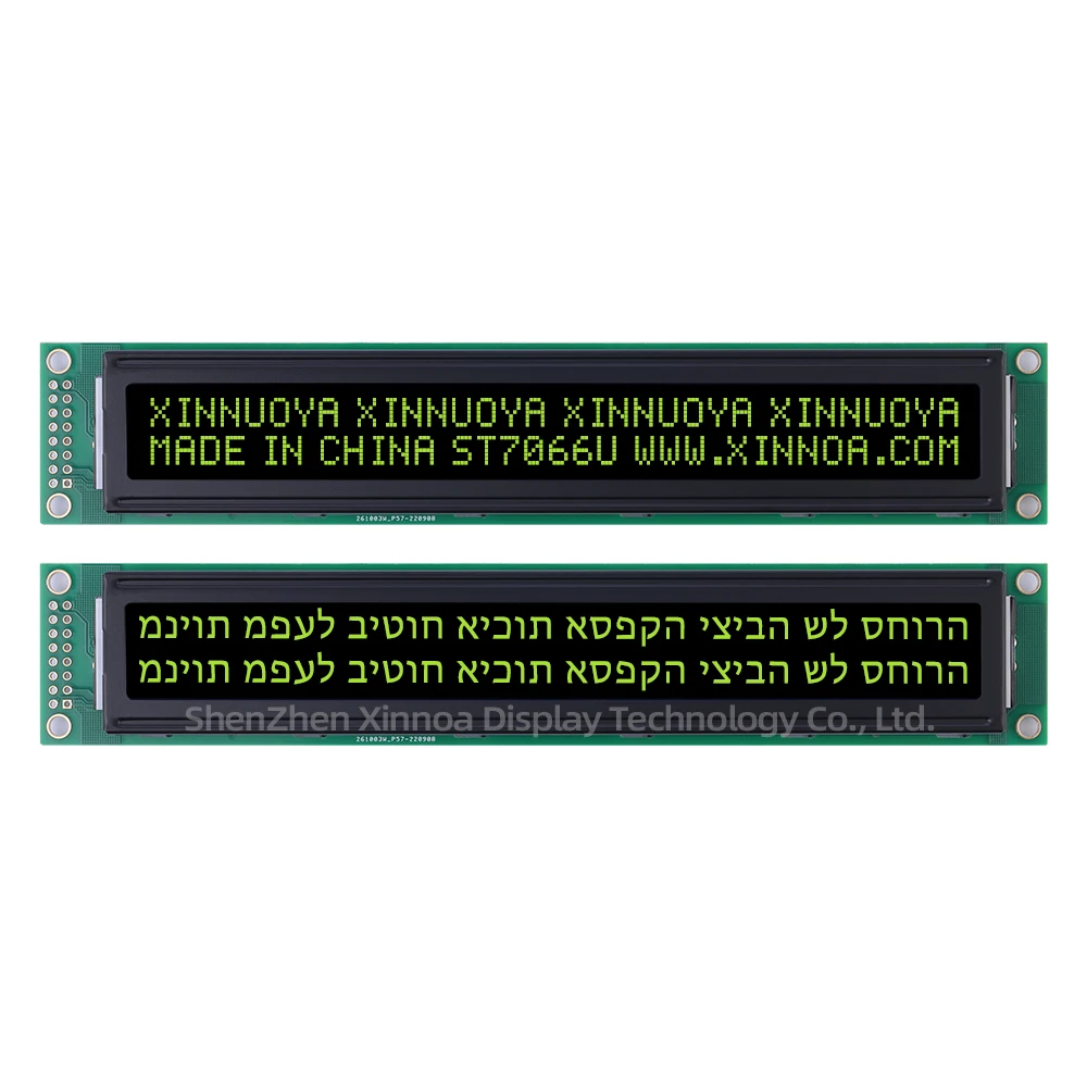 Экран с множеством символов шрифтов 182*33 мм 402 дюймов 40*2 40X 2 ЖК BTN черная пленка