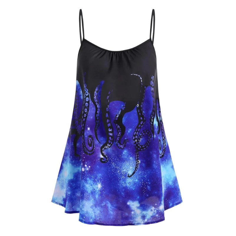 

Fashion Graphic Gradient Sexy Beach Dress 3D Print Women Sleeveless Camisole Vintage Beachwear Girls Sling Sleeveless Vest Top