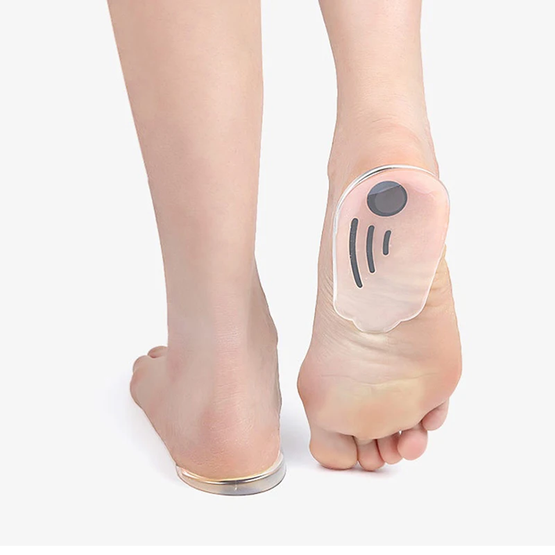 

Удобные мягкие силиконовые гелевые стельки для пяток, шпора, подушка, массажер для ног, уход за пяткой, стельки, увеличивающие рост