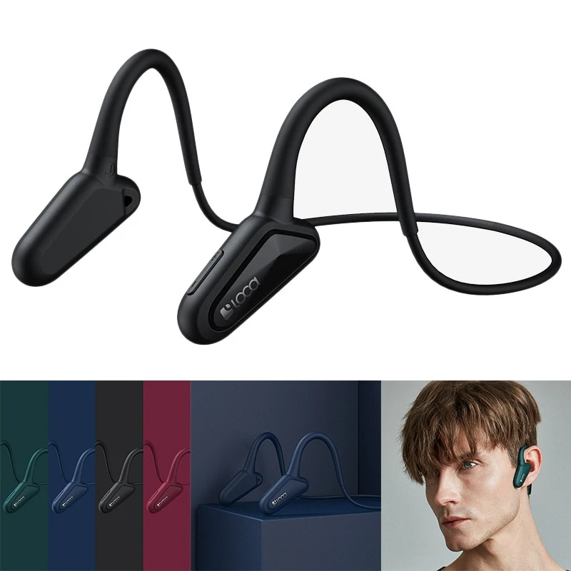 

Bluetooth-гарнитура LOCA Z2 костной проводимости, водонепроницаемая Ipx4 Беспроводная Bluetooth-гарнитура для бега, путешествий
