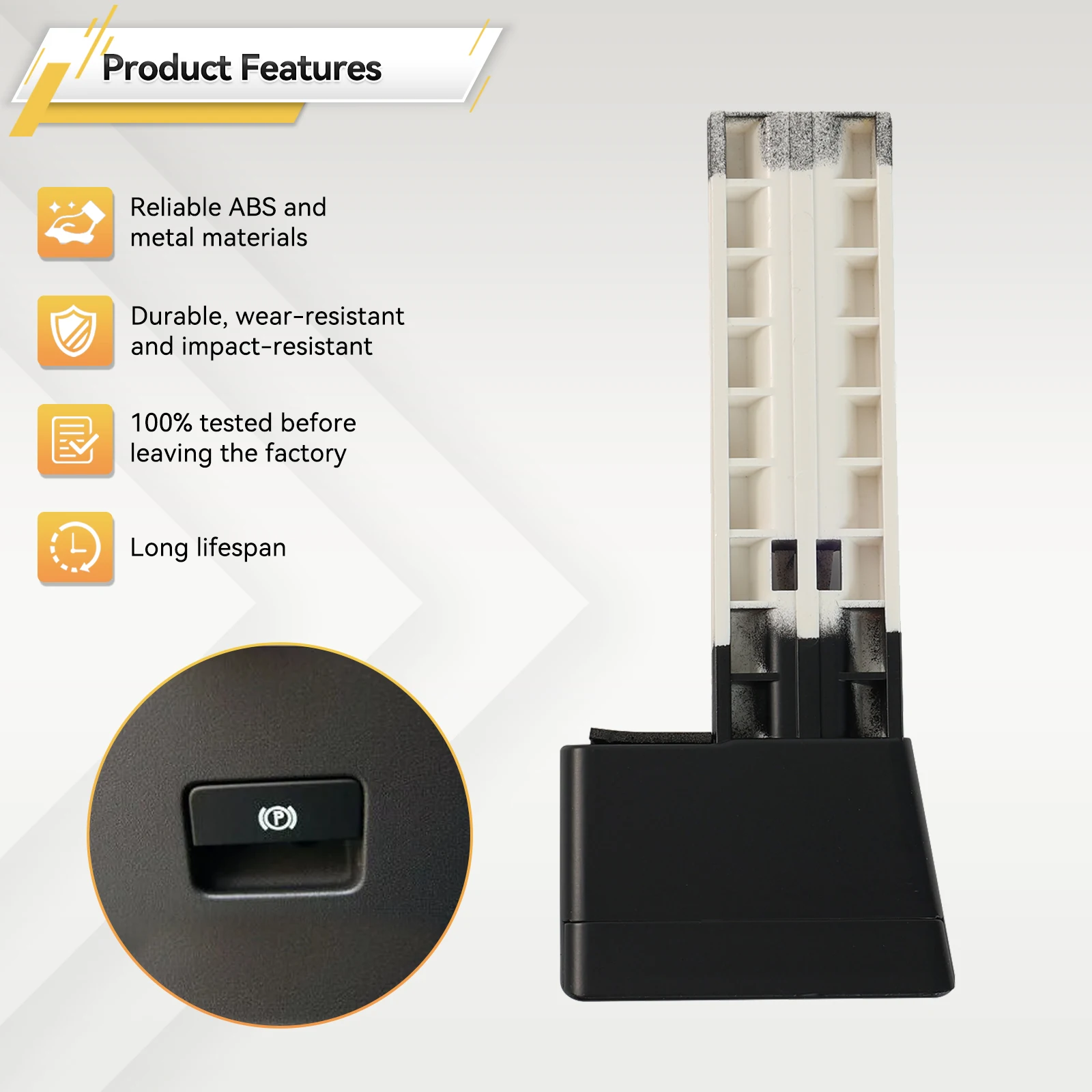 Левый переключатель для стояночного тормоза VW Touareg LHD 2002-10 ручка ручного 7L6711878F 7L6