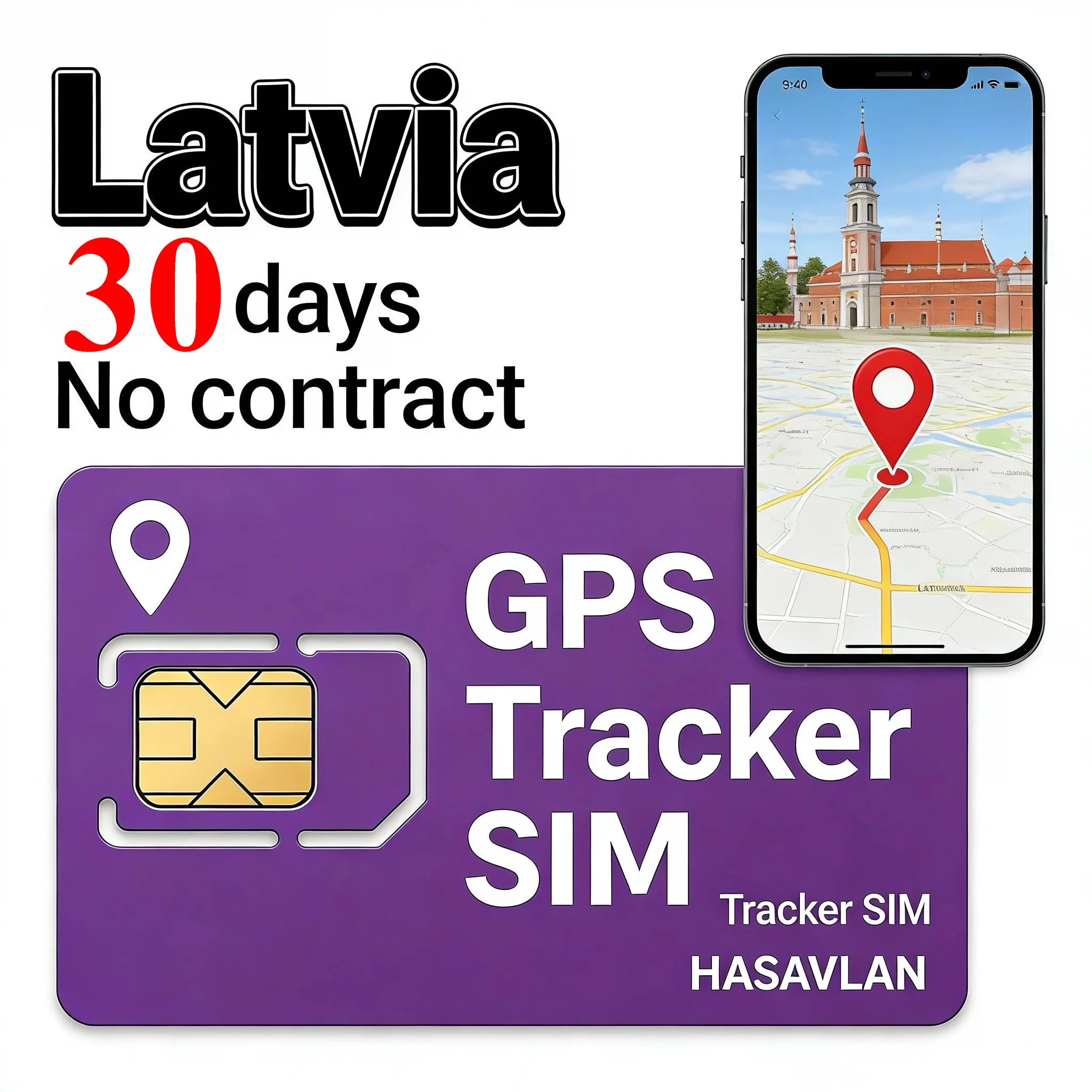 Фото 4G GPS-трекер с SIM-картой, без контракта, 30 МБ/30 дней, Tri-cut Cat1 M2M для Mini A11 GT08, ZOVAGOLO LATVIA №1