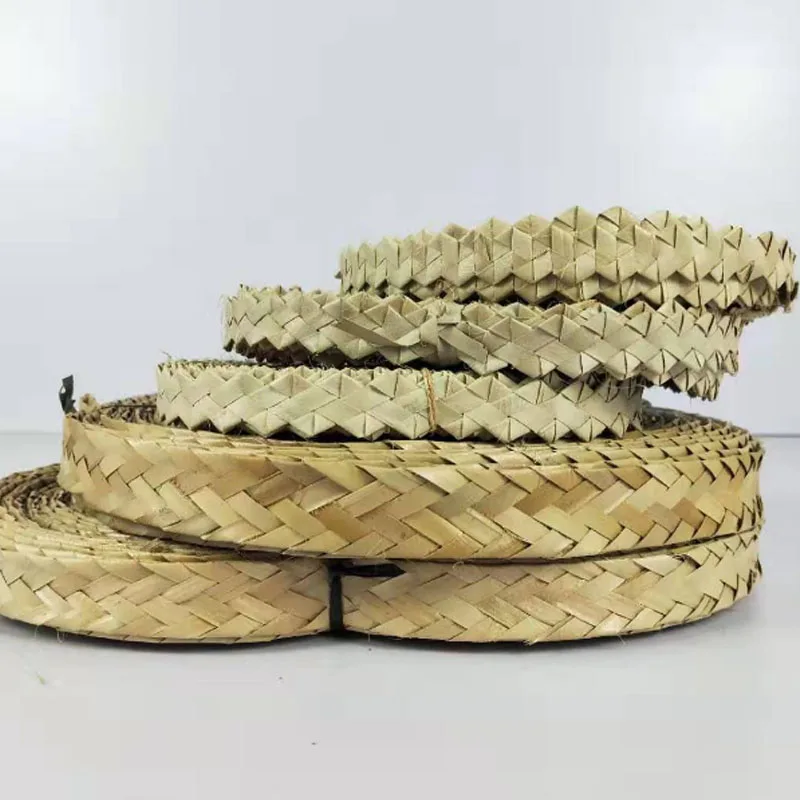 

Плетёная коса ручной работы, натуральная трава пальмы, 48 метров, для мебели дома, стула, стола, корзины, коврика для кровати, шляпы, сумок, Пле...