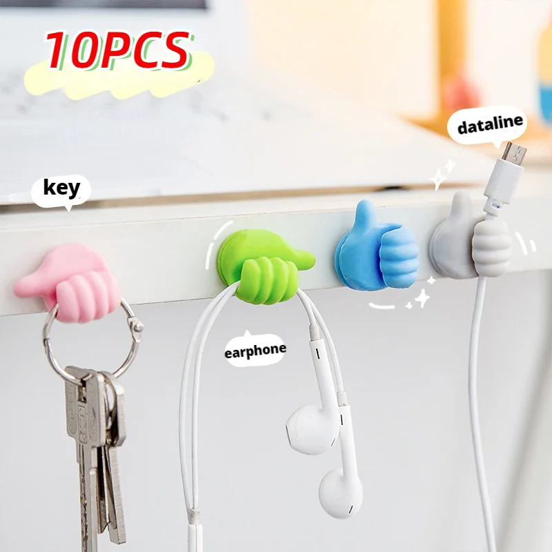 

Hand Clip Hanger Holder Accessories Wall Organizer Car Wire Hook Multifunctional Keys Data Line Tower Behind-door Wall