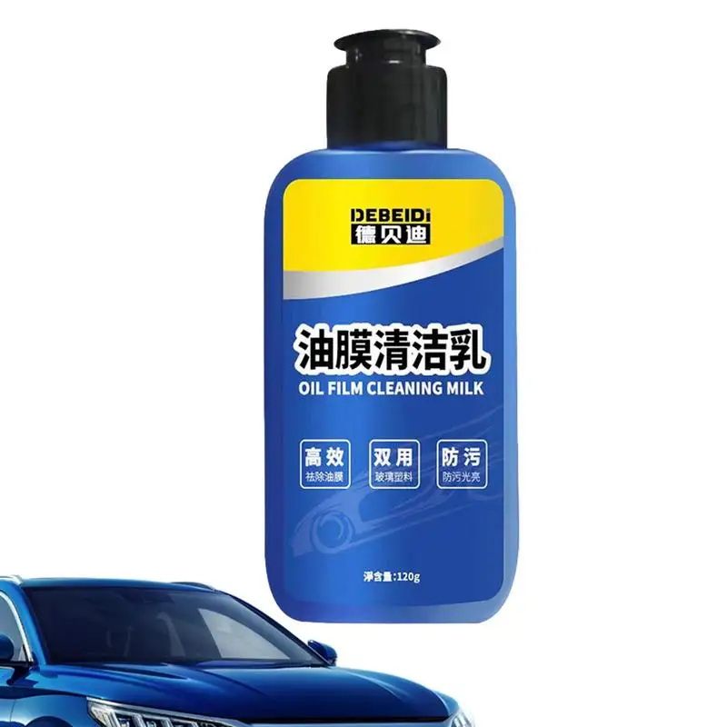 

Car Glass Oil Film Cleaner 120g Glass Stripper Water Spot Remover For Car Car Windshield Oil Film Cleaner Glass Stripper Water