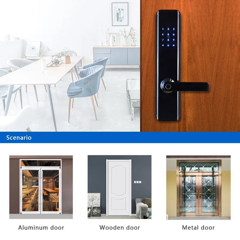 P7020 TTLock клавиатура приложение для смарт-мобильного телефона вилла дома квартира