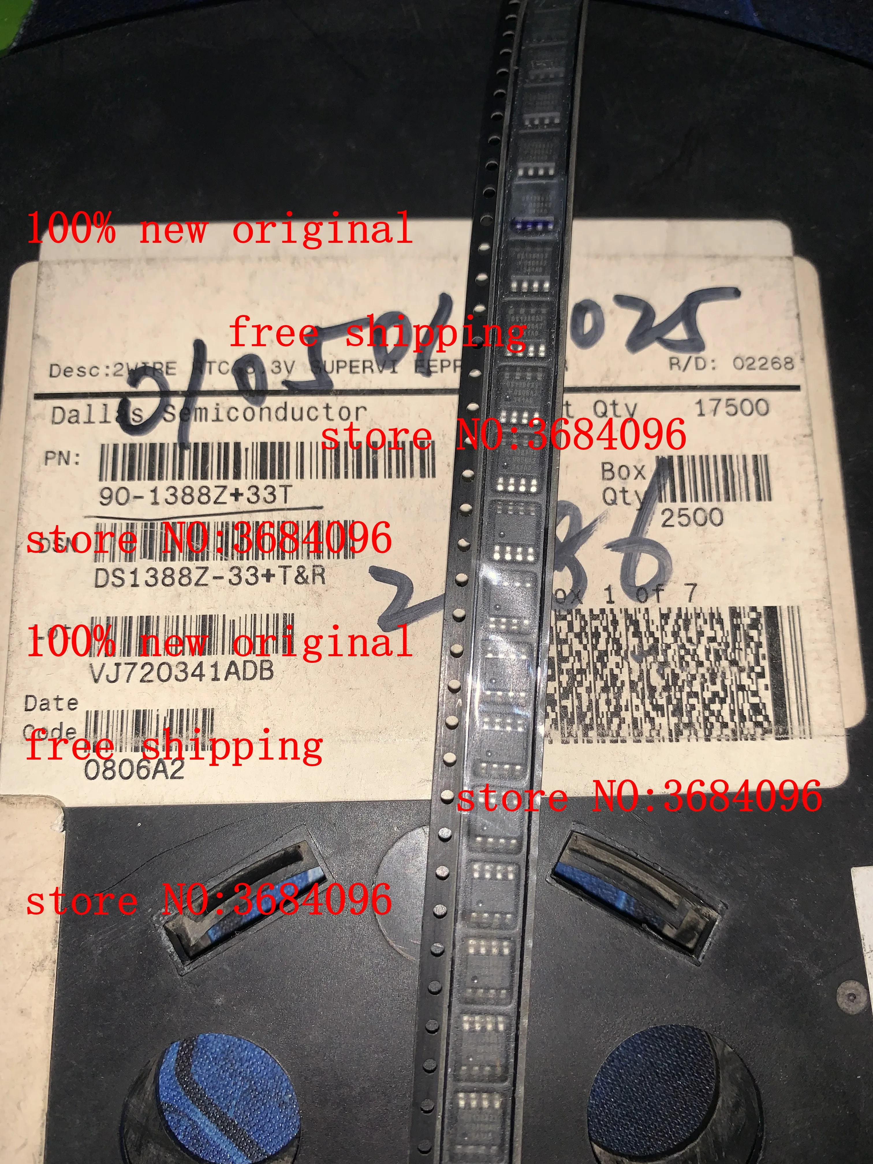 DS1388Z-33 + T &amp R DS1388Z SOP8 10 шт.-2500 шт./лот 100% Новый оригинальный в наличии бесплатная