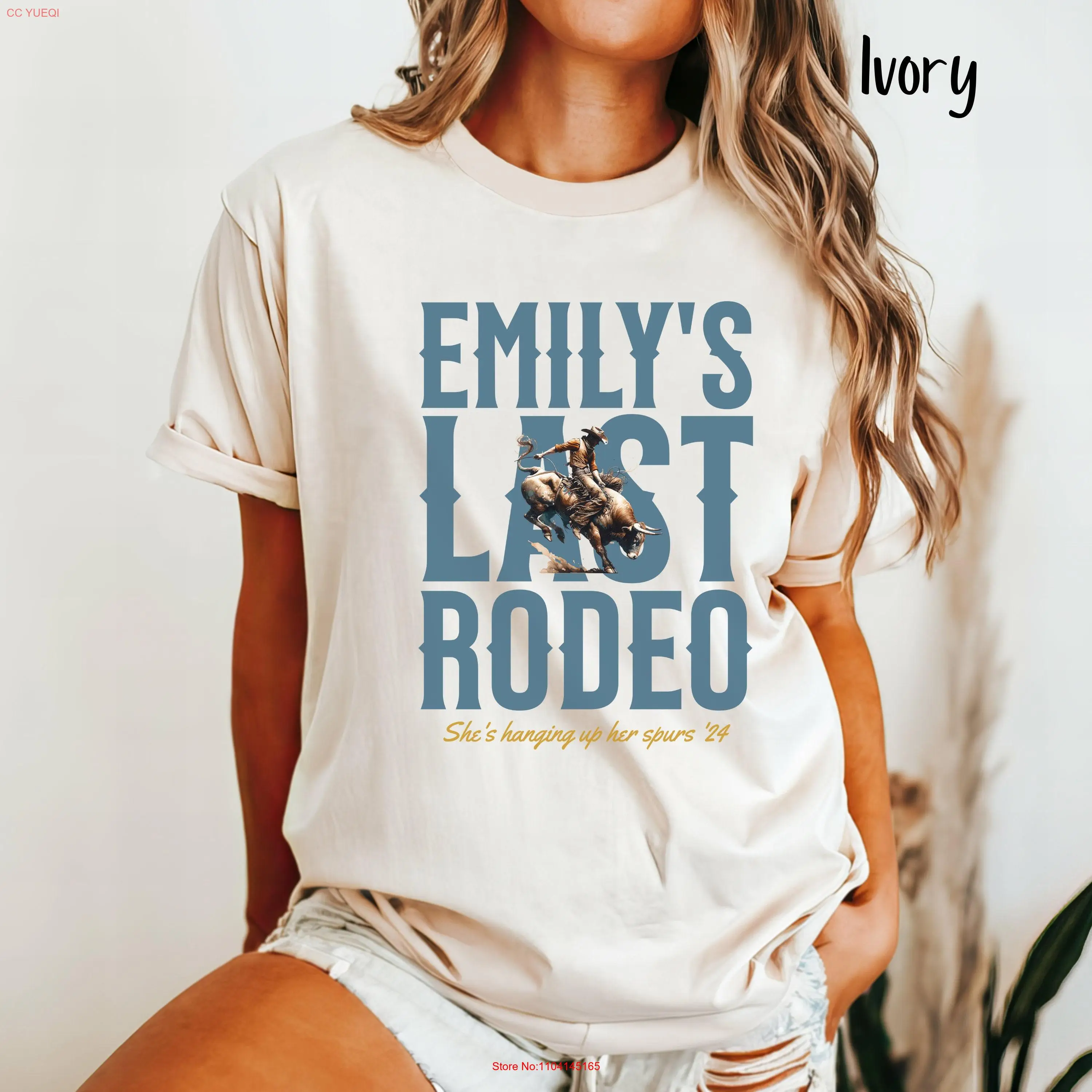 Футболка для девичника Last Rodeo рубашка в стиле пастушки ретро невесты вестерн