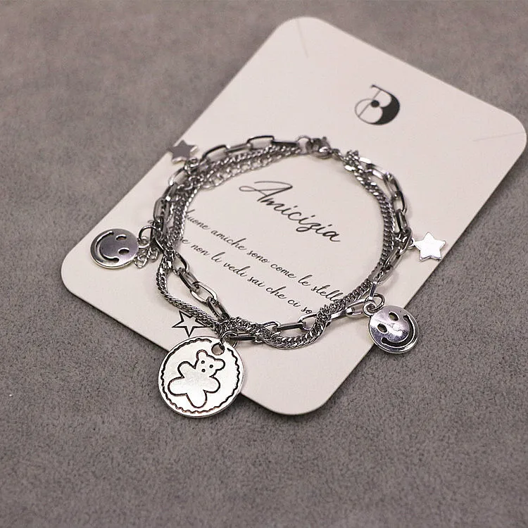 

2020 Mother's Day 925 Sterling Silver Exquisite Daisy Flower Bracelet Link Chain Adjustable Bracelets HG