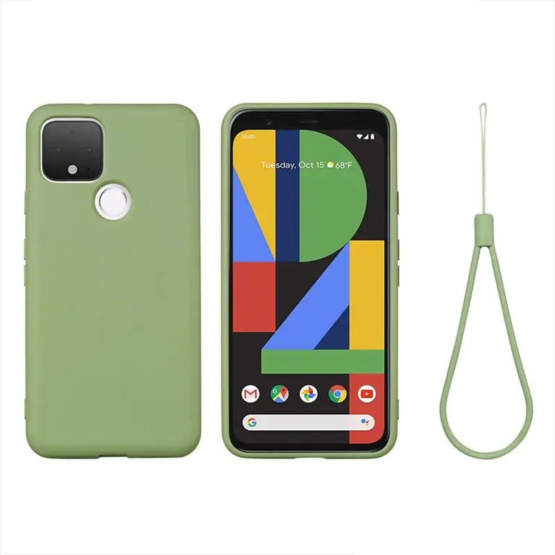 

Liquid Silicone Cases For Google Pixel 4a 4a 5G 5a 5G Pixel 5 4 XL Phone Case Back Cover for Pixel 4 4a 5G 5a 5G 6 6Pro
