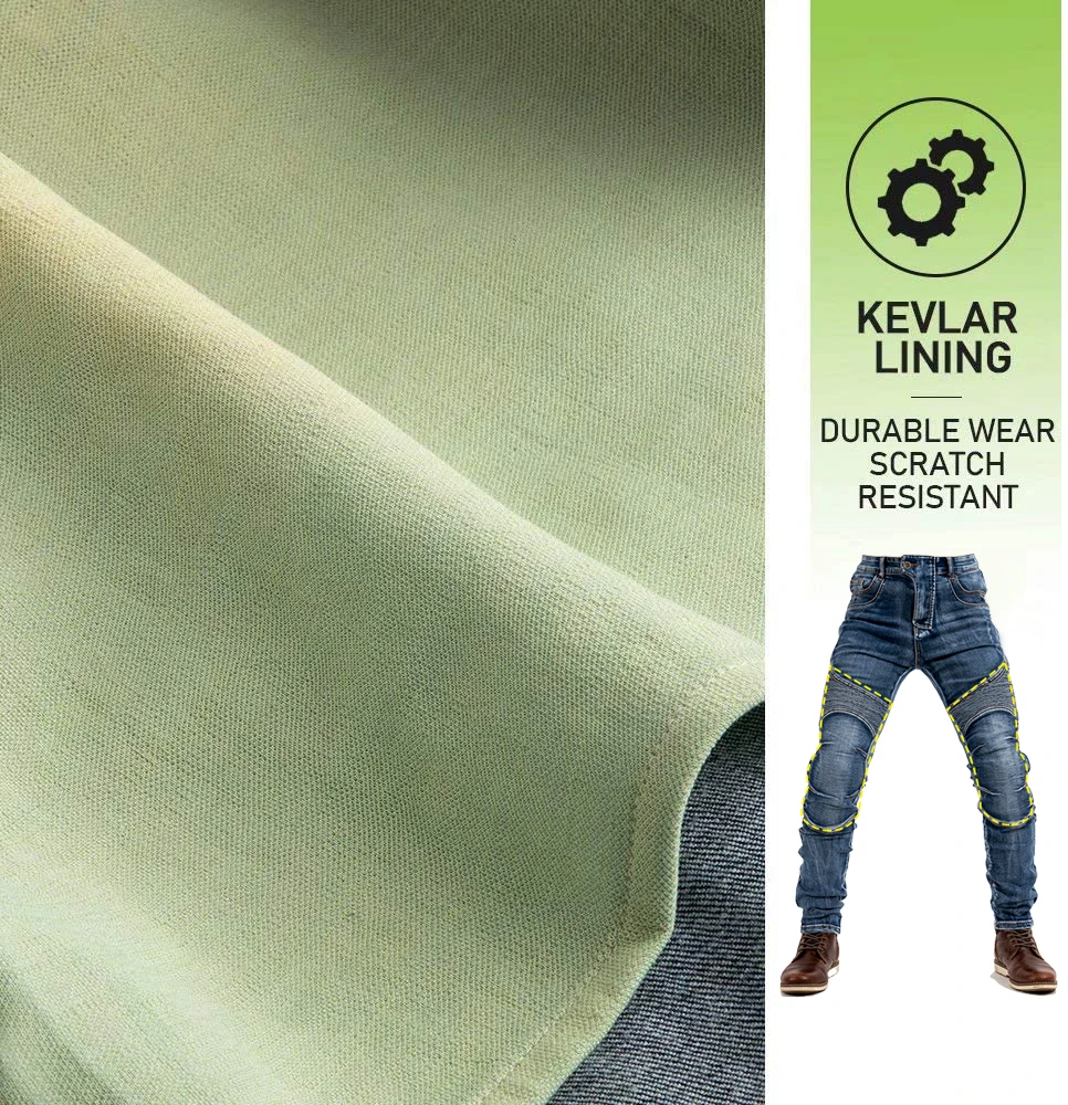 LOMENG Motorcycle Jeans Motorbike Motocross Cycling Pnats Fireproof Kevlar Protective Layer On Hips And Knees LM03