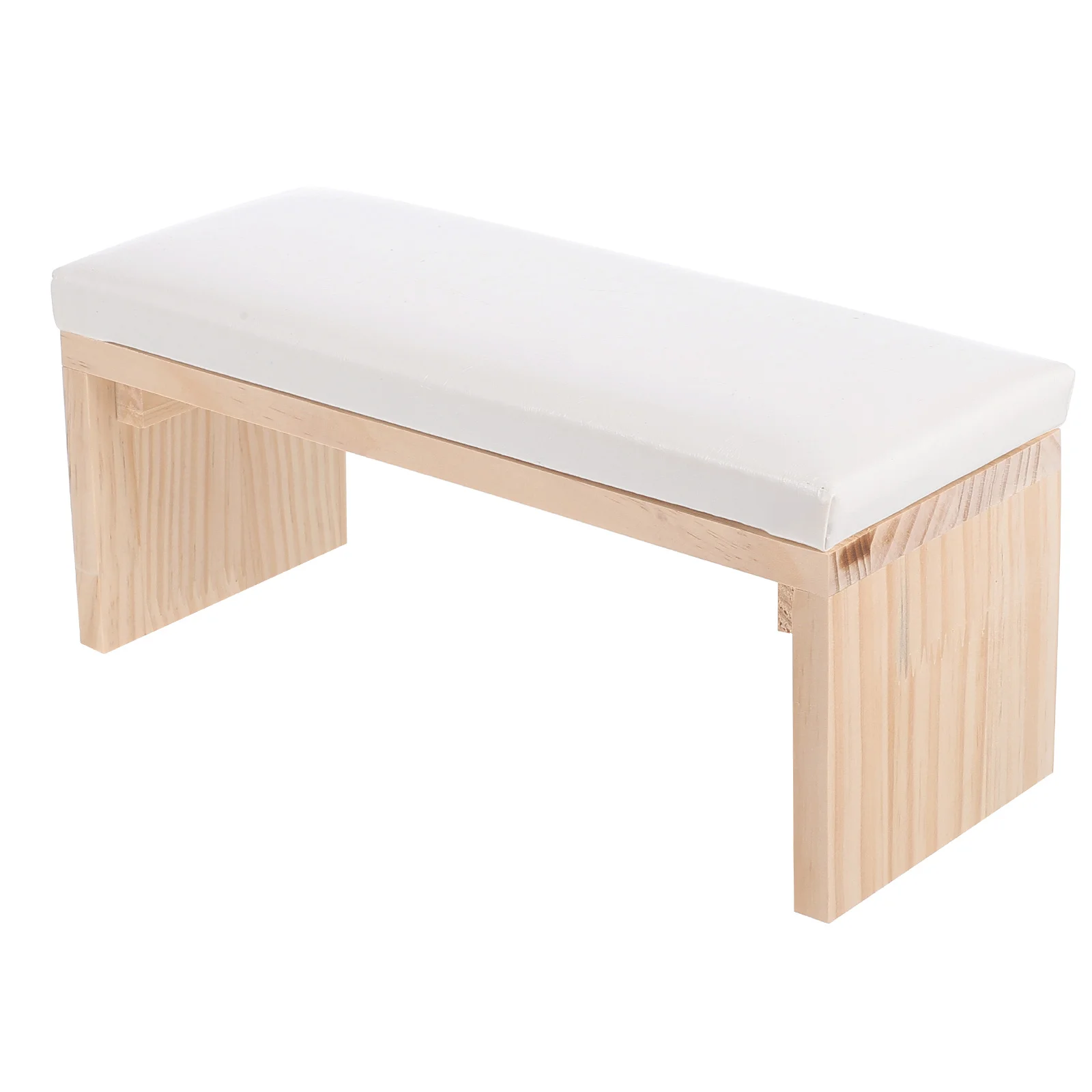 

Manicure Wrist Pillow Arm Rest Hand Holder Nail Cushion Pad Solid Wood Tool