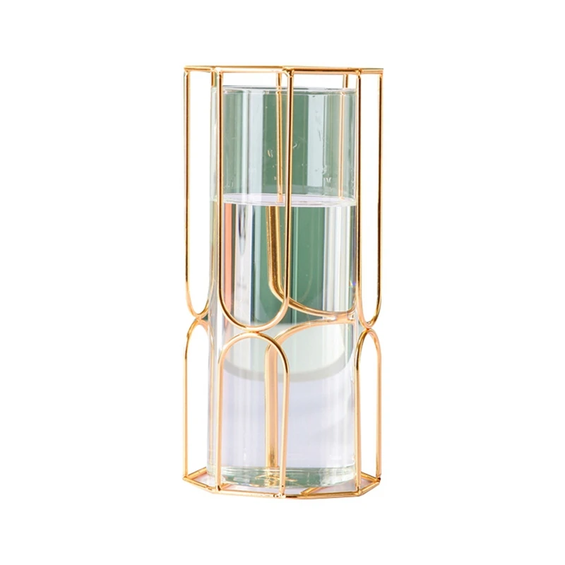 

Стеклянная ваза, искусственная стеклянная Цветочная композиция, вазы для домашнего декора, украшение для бутылки с сушеными цветами