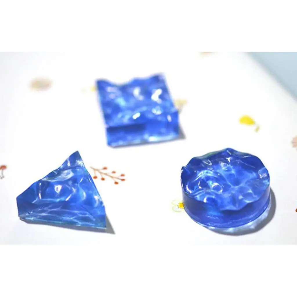 

Круглая треугольная Прямоугольная форма «сделай сам», силиконовая волнистая подвеска, форма для изготовления ювелирных изделий, литые инс...