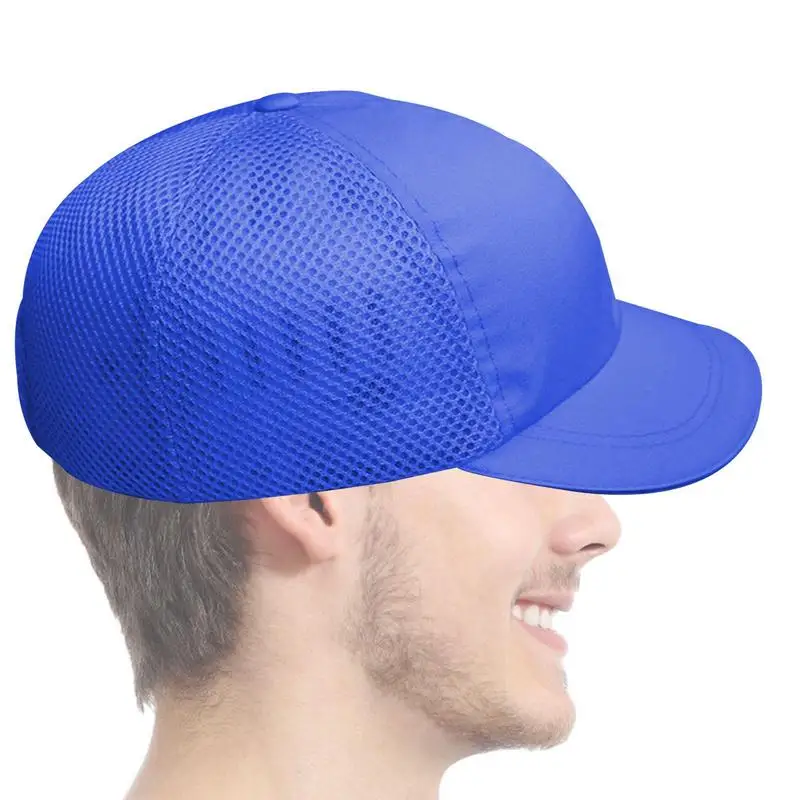 

Mountain Bike Baseball Hat Sweatproof Workshop Hat Anti-collision ABS Inner Shell Biker Scooter Touring Baseball Hat For Men