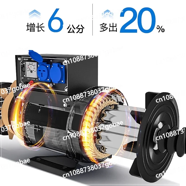 3 кВт/10 кВт Дизельный генератор Kleine Eenfase Eenfasige Benzinotor Generator Alle Koperen Motor