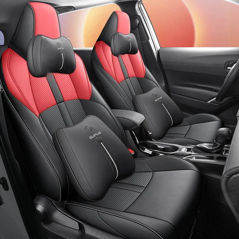 

Полный комплект роскошных чехлов на автомобильные сиденья для Toyota CHR 2018 2019 2020 2021 2022, кожаные аксессуары для интерьера автомобиля, Стайлинг