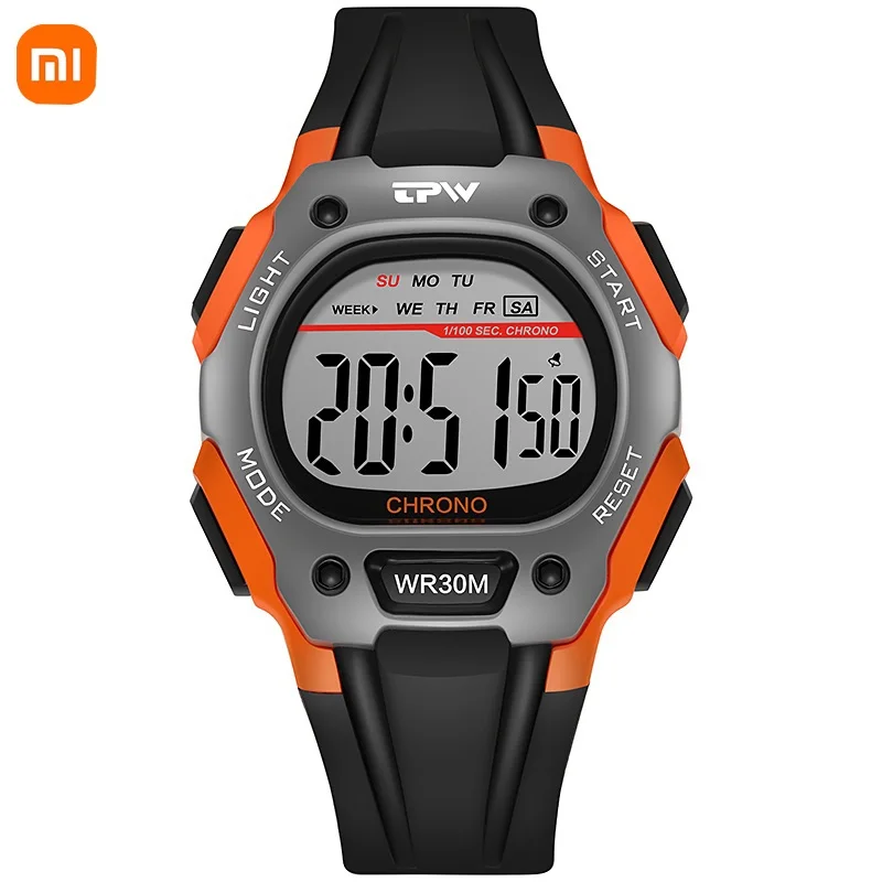 

TPW 39mm Digital Watch For Women School Girl LED Back Light 30 Meter Water Resistant