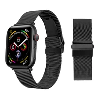 metal milanese strap for apple watch 7 45mm 41mm stainless steel bracelet wristband for iwatch 6 5 4 3 se 44mm 42mm 40mm correa