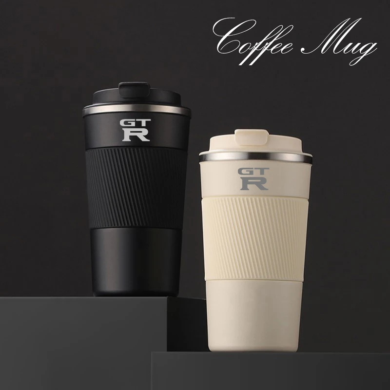 

510ml Stainless Steel Car Coffee Mugs For Nissan GTR JDM R32 R33 R34 Hot/Iced Vacuum Travel Cup For Car Drink Cup Auto Supplies