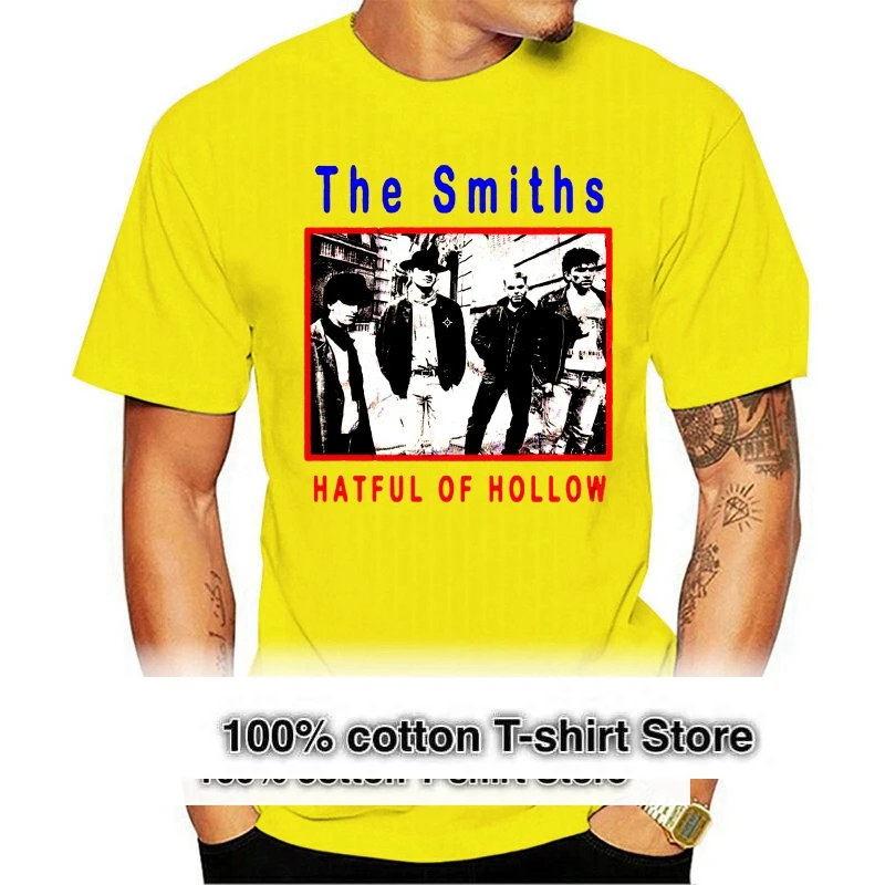 

Винтажная Футболка 1984 The Smiths Hateful Hollow, Повседневная футболка с коротким рукавом и принтом для турнира и концерта, 2021