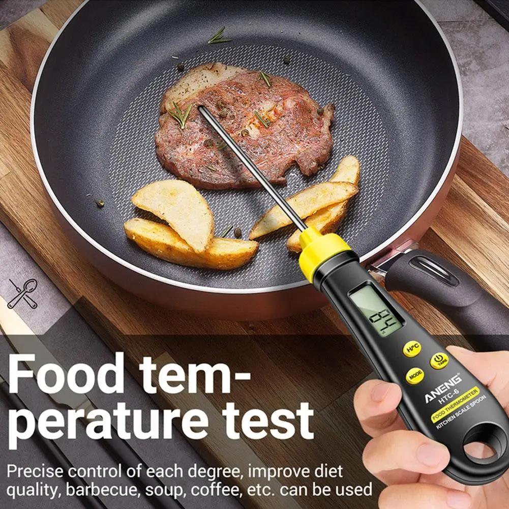 

2 In 1 Spoon Scale Electronic Kitchen Scale Multifunctional LCD Digital Display Measuring Food Scoops For Kitchen Baking Tool