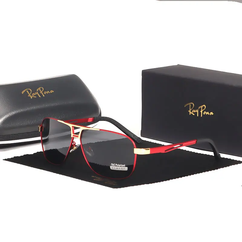 

Luxury Men's Polarized Sunglasses Driving Sun Glasses For Men Women Brand Designer Male Vintage Pilot Sunglasses UV400