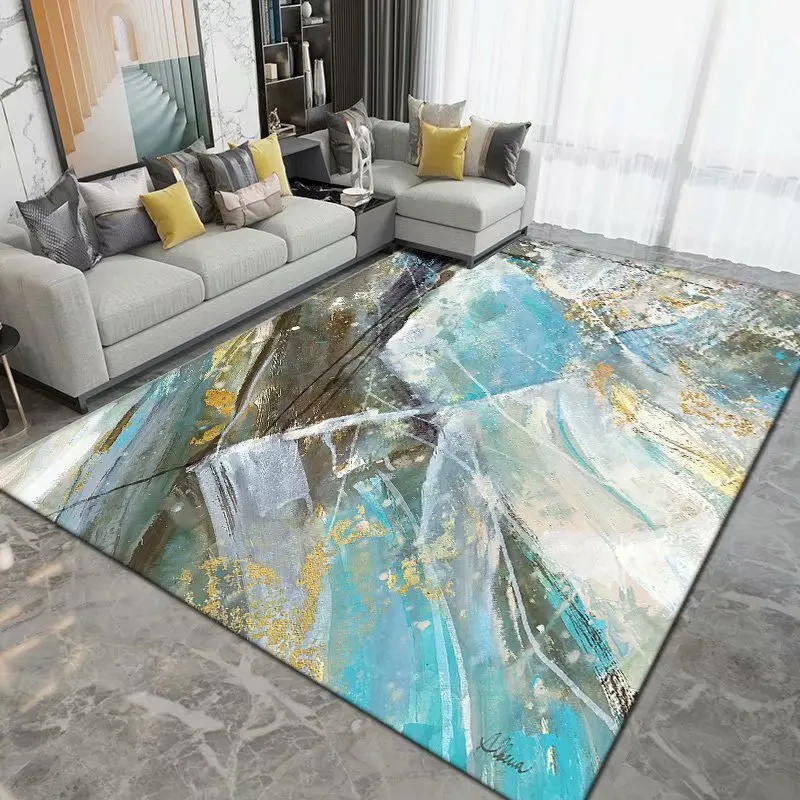 modern minimalist rug mediterranean bedroom living room carpet geometric printing rugs home non slip mats entry porch door mat free global shipping