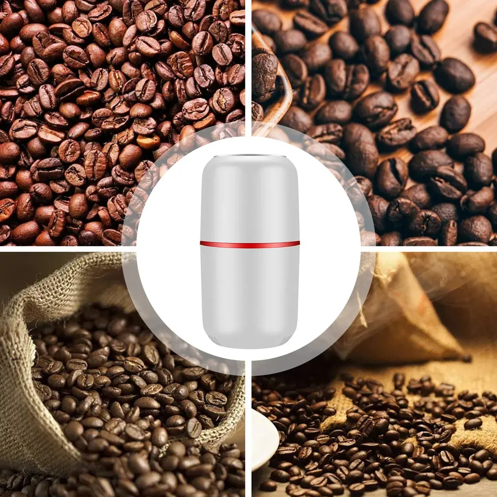 

Mini Electric Coffee Grinder Multifunction Kitchen Salt Pepper Grinder Household Powerful Beans Herbs Spice Nuts Mill Machine